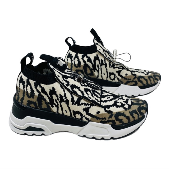 Calvin Klein Shoes | New Calvin Klein Hue Animal Print Sock Sneakers |  Poshmark